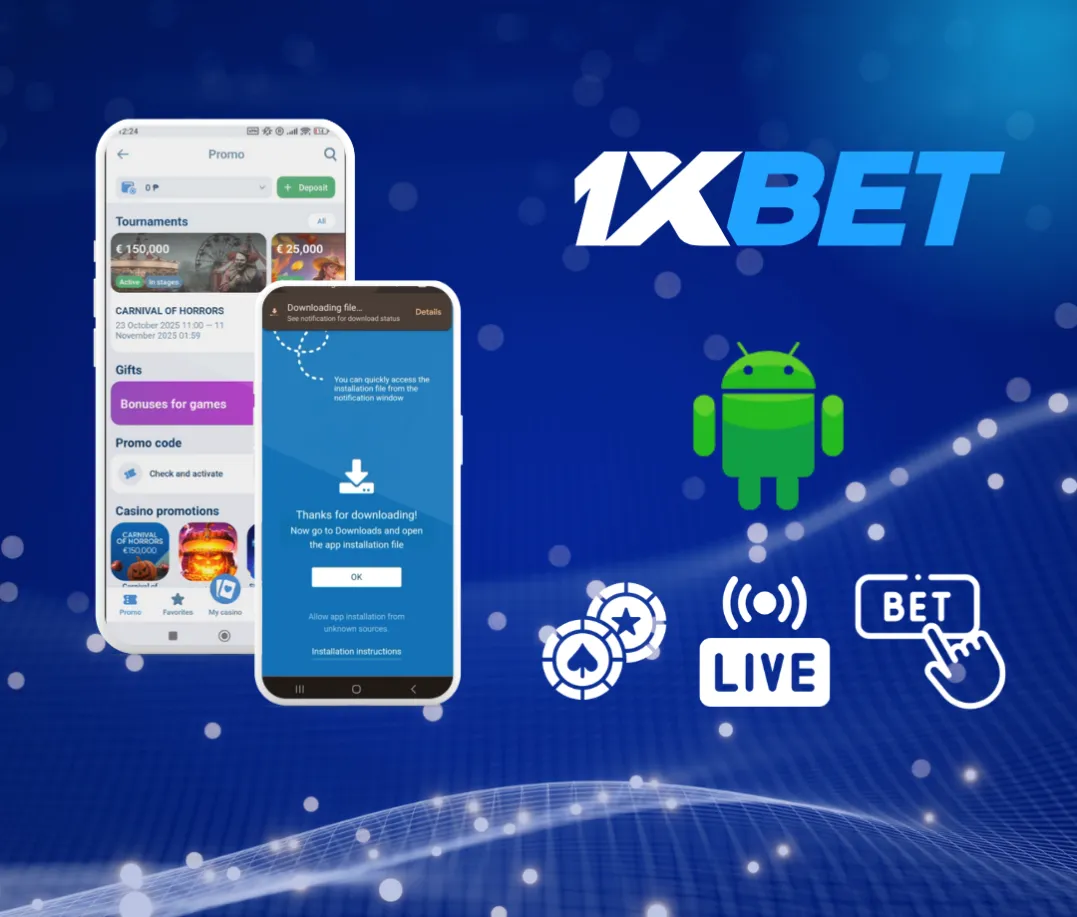 1xBet APK download for Android in Pakistan